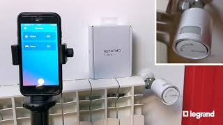 How to use the Smarther with Netatmo thermostat with Netatmo smart radiator valves [upl. by Akyre]