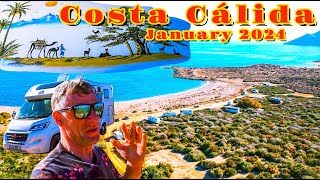 SPAIN Motorhome Epic Free Beach Parking January 1st 2024 [upl. by Plato]