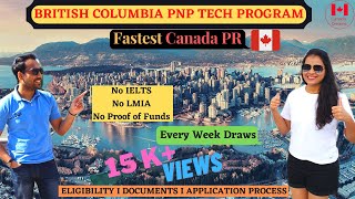 BC PNP Tech Program 2021 Fastest Canada PR No IELTS required British Columbia PR 2021 Pilot [upl. by Garlan]