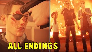 Life is Strange 2 Episode 4  ALL ENDINGS [upl. by Noeruat]