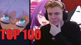 The Top 100 Anime Openings of 2024 are SHOCKING [upl. by Aihtniroc76]