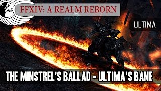 FFXIV  Ultimas Bane OST  Minstrels Ballad  Healer PoV  Odyssey [upl. by Ferri]