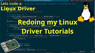 Lets code a Linux Driver  I am redoing my series [upl. by Doble]