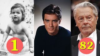 Alain Delon  Transformation From 1 To 82 Years OldNEW 2021 [upl. by Phi]