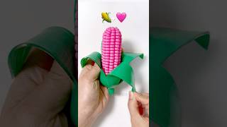 핑크 옥수수 만들기🌽🩷 Pink Corn DIY with Nano Tape Squishy 실리콘 테이프 [upl. by Elysee]