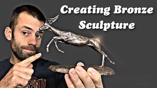 Casting Solid Bronze Impala How Bronze Sculptures are Made [upl. by Treblig]