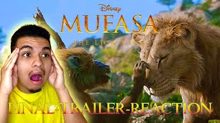 MUFASA  The Lion King 2024  FINAL TRAILER REACTION [upl. by Ahsuoj]