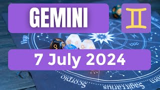 Gemini horoscope  Gemini Horoscope for Today 7 July 2024 [upl. by Jasmin]