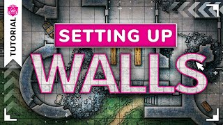 Set Up Walls for Dynamic Lighting on Your Map  Roll20 Tutorial [upl. by Alys]