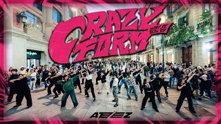 KPOP IN PUBLIC  ONE TAKE ATEEZ 에이티즈  미친 폼 CRAZY FORM 24 dancers  Mystical Nation [upl. by Andrej]