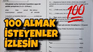 7Sınıf Din Kültürü 2Dönem 1Yazılı [upl. by Akire]