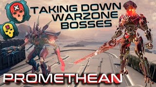 Halo 5  Taking Down MythicLegendary Promethean Bosses in Warzone [upl. by Alimaj274]