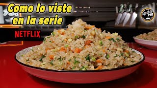 🈸 ARROZ FRITO COREANO Como sale en la novela [upl. by Leugimesoj]