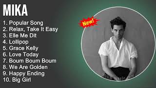 Mika Greatest Hits  Popular Song Relax Take It Easy Elle Me Dit Lollipop  Full Album [upl. by Ashlen]