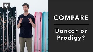 Differences between Prodigy and Dancer Series Faction Skis 2324 [upl. by Ahseiym98]