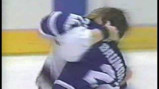 Ken Baumgartner vs Marty McSorley Nov 21 1992 [upl. by Farmelo]