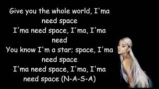 Ariana Grande  NASA lyrics [upl. by Baylor]