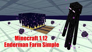 Enderman Farm Simple Easy amp Fast for Survival 18  117 [upl. by Donn438]