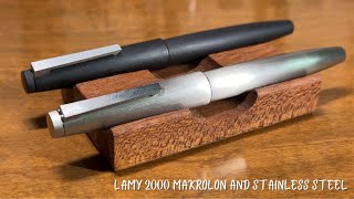 Lamy 2000 The Ultimate Showdown  Makrolon vs Stainless Steel [upl. by Wiburg]