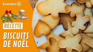 Biscuit de Noël  Mesrecettesleclerc 👩‍🍳 [upl. by Tommi]