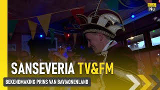 Bekendmaking Prins van Baviaonenland  Sanseveria TVampFM [upl. by Rothenberg]