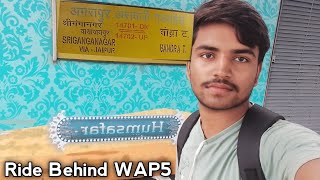 BVI TO ADH  AMRAPUR ARAVALI EXPRESS 🔥 WAP5  HONKING AND AGRESSIVE 😈 [upl. by Nosned918]