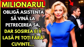 MILIONARUL OBLIGĂ ASISTENTA SĂ VINĂ LA PETRECEREA SA DAR SOSIREA EI ÎI LASĂ PE TOȚI FĂRĂ CUVINTE [upl. by Yreffoeg]