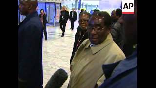 Zimbabwe president says not worried about being targetted at talks [upl. by Cenac]