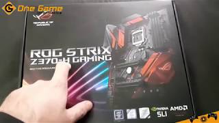 ROG STRIX Z370H GAMING Unboxing [upl. by Laubin]