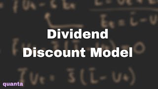 Deriving the Dividend Discount Model perpetuity [upl. by Shanks170]