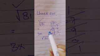 maths mathematics mathstricks underroot basicmath root education lcm [upl. by Llednyl682]