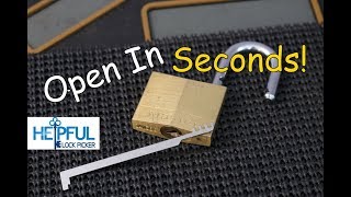 143 How To Pick Bypass A Master Lock 140 In Seconds [upl. by Reseta]