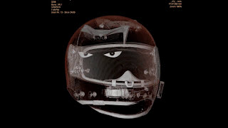 How does a CTscan of a motorcycle helmet look like [upl. by Nelram]