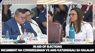 IN AID OF ELECTIONS INCUMBENT NA CONGRESSMAN VS ANG KATUNGGALI SA HALALAN [upl. by Atinar]