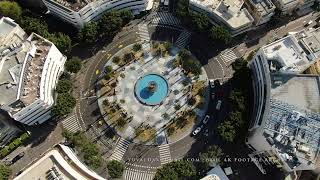 Dizengoff Square  כיכר דיזנגוף  Tel aviv aerial [upl. by Grane456]