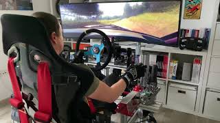 WORLD RECORD  Dirt Rally 20  Ford Escort  ZAGORZE  Highend Simracing Motion Simulator SFX100 [upl. by Ennaoj]