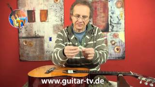 Gitarre reparieren Bünde abrichten • GuitarTV Gitarre lernen ohne Noten [upl. by Hendrick]