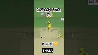 Msd comeback 2025 ipl [upl. by Schriever640]