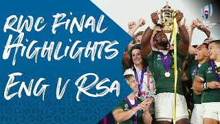 Rugby World Cup Final Highlights England 1232 South Africa [upl. by Rexford]