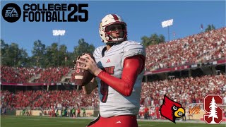 Louisville Football CFB25 Preview Game 10 at Stanford [upl. by Ettesoj978]