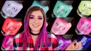 OPI Spring 2019 Tokyo Nail Polish Collection Swatches  KELLI MARISSA [upl. by Nivak8]