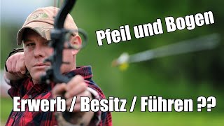 Bögen im Waffengesetz Pfeil und Bogen  Waffe [upl. by Okeim611]