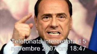 Berlusconi Intercettazioni telefoniche [upl. by Ainehs961]