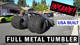 FULL METAL Batman Tumbler Tribute Part 1 American Made BATMOBILE [upl. by Kamp]