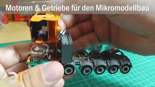 DIY  Motoren  Getriebe  Antriebskonzepte für LKW und PKW im Mikromodellbau RC 187 [upl. by Snilloc]