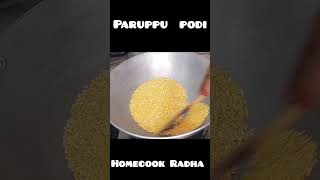 Paruppu podi Recipe in Tamil Idli Podi Recipe Sadam Podi Recipe in Tamil [upl. by Raddi]