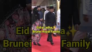 eid al adha 2024 incomplete Brunei royal family🇧🇳🇧🇳 [upl. by Haelahk595]