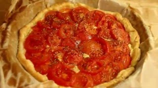 Tarte fine à la tomate [upl. by Jeanie]