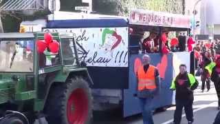 Fasching 2015 Gaudiwurm zieht durch Coburg [upl. by Hnamik]