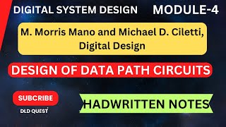 Module4 Design of Data Path Circuits Handwritten Notes  Digital System Design digitaldesign dld [upl. by Virgina90]